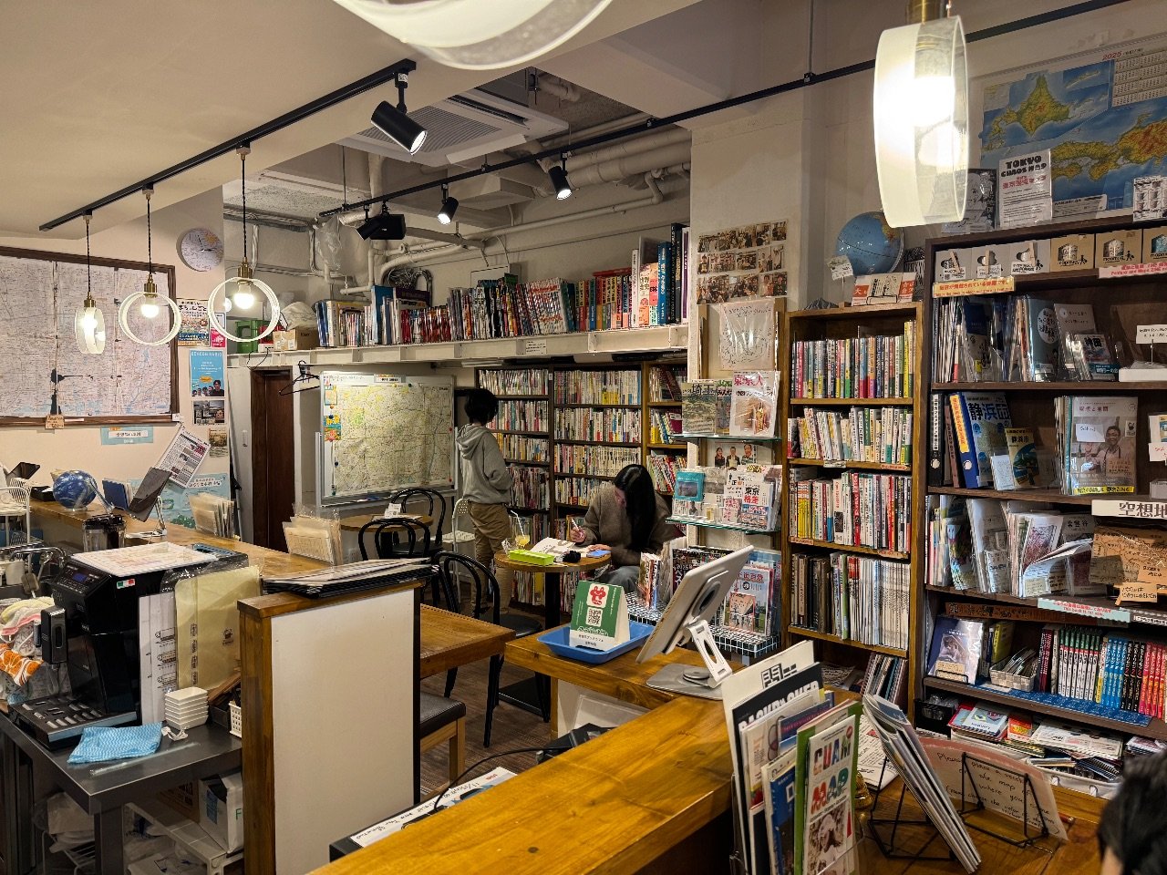 地理系ブックカフェ空想地図